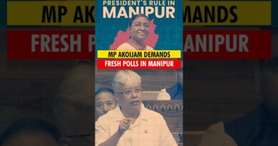 Manipur MP Angomcha Akoijam demands fresh polls in the state, says Prez’s rule shouldn’t be extended