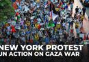 New York protesters urge UN, Guterres take decisive action against Israeli attacks on Gaza