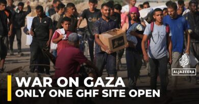Only one GHF site open in Gaza, forcing starving Palestinians to move south for aid