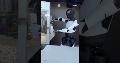 Optimus robot serves popcorn at Tesla’s new diner
