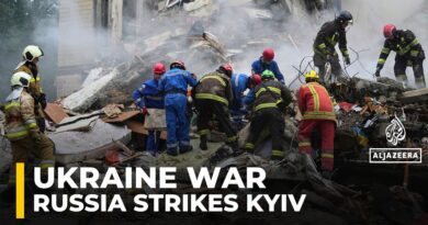 Overnight Russian drone strikes on Ukraine’s Kyiv have killed six people, including one child