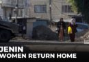 Palestinian women return briefly to devastated Jenin camp after Israeli assault
