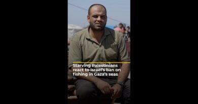 Palestinians in Gaza react to Israel’s ban on access to the sea