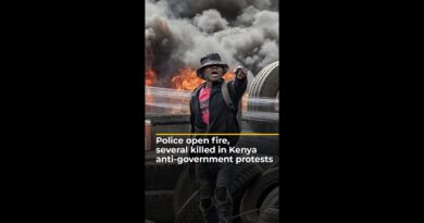 Police open fire, several killed in Kenya anti-government protests | AJ #shorts
