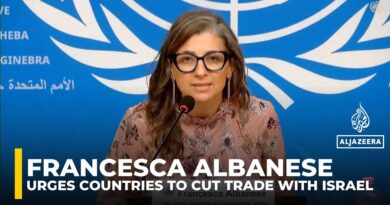 ‘Profiting from occupation’: UN expert urges countries to cut trade, financial ties with Israel