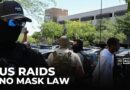 Proposed US bill seeks to ban ICE agents from wearing masks during raids
