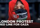 ‘Red Line for Gaza’: London protest against Israel’s atrocities committed