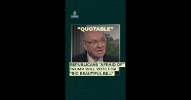 Republicans “afraid of” Trump will vote for “Big Beautiful Bill”