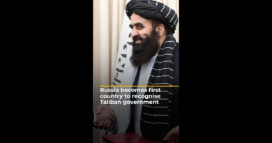 Russia becomes first country to recognise Taliban government | AJ #shorts