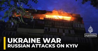 Russia fired large barrage of drones and missiles on Ukraine’s Kyiv, killing two people