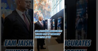 #Shorts | EAM Jaishankar Inaugurates ‘Human Cost of Terrorism’ Exhibition at UN | Trump | Pakistan