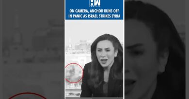 #Shorts | On Camera, Anchor Runs Off In Panic As Israel Strikes Syrian Defense Ministry Building