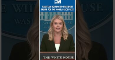 #Shorts | ‘Pakistan Nominated President Trump For The Nobel Peace Prize’: White House