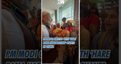 #Shorts | PM Modi Greeted with ‘Hare Rama Hare Krishna’ Chants in Ghana | Accra | India