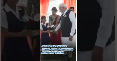 #Shorts | PM Modi Plants Sapling in Trinidad & Tobago Under ‘Ek Ped Maa Ke Naam’ Initiative