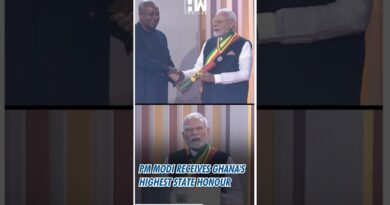 #Shorts | PM Modi Receives Ghana’s Highest State Honour | Indian PM 5 Nation Tour | 5 Nation Visit