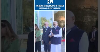 #Shorts | PM Modi Welcomed with Indian Classical Music In Brazil | President’s Palace | Ram Bhajan