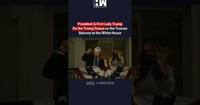 #Shorts | President Trump & First Lady Melania Dance On The White House Balcony |
