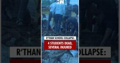 #Shorts | Rajasthan: Primary school roof collapses, at least 4 students dead, several injured.
