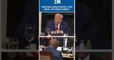#Shorts | Trump Praises Liberian President’s ‘Good English’, Asks Where He Learned It | US | Africa