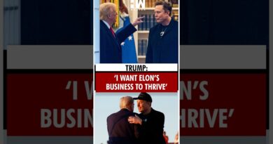 #Shorts | Trump softens stance on Elon Musk, says he wants Elon’s businesses to thrive. | X | Tesla
