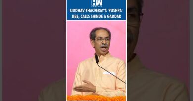 #Shorts | Uddhav Thackeray’s ‘Pushpa’ Jibe, Calls Eknath Shinde a Gaddar | Raj Thackeray | Marathi