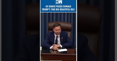 #Shorts | US Senate Passes Donald Trump’s ‘One Big Beautiful Bill’ | JD Vance | Elon Musk