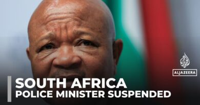 South African police minister suspended over corruption allegations