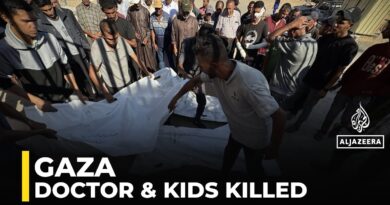 Strike kills doctor in Gaza, Dr Mousa Khafaja and three children among dead