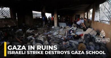 Survivors describe inferno as Israeli strike hits displaced in Gaza City school