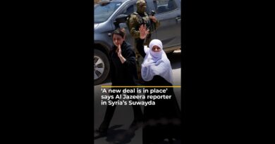 Syrian government forces leave Suwayda following ceasefire | AJ #shorts