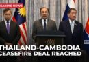 Thailand and Cambodia agree to ceasefire to end their border clashes: Malaysian PM