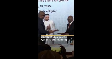 The DRC and M23 rebel group sign deal in Qatar to end fighting | AJ #shorts