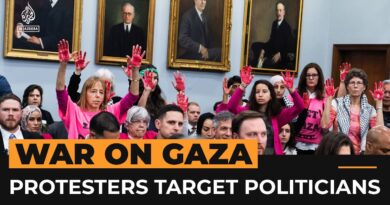 The protesters targeting US lawmakers as Israel starves Gaza | Al Jazeera Newsfeed