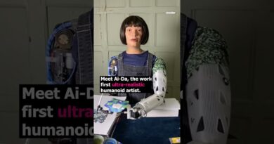 This humanoid robot just painted King Charles III