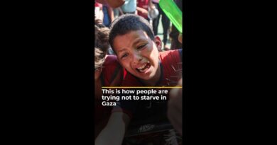 This is how people are trying not to starve in Gaza | AJ #shorts