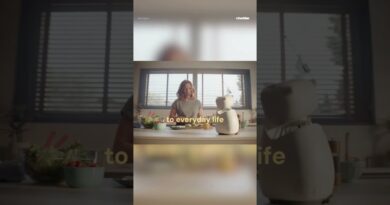 This tiny humanoid robot companion fits on your desk