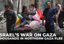 Thousands in northern Gaza flee amid Israeli forced evacuation orders and deadly strikes on Jabalia