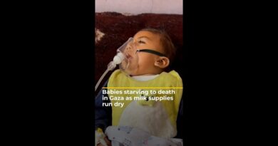Thousands of babies and infants face starvation in Gaza as milk supplies run dry | AJ #shorts