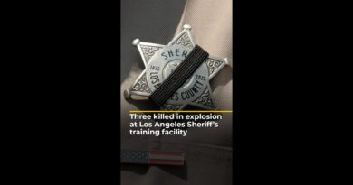 Three killed in explosion at Los Angeles Sheriff’s training facility | AJ #shorts