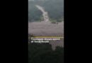 Timelapse shows speed of Texas floods | AJ #shorts