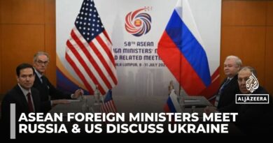 Top US, Russia diplomats discuss Ukraine, Syria and Iran on ASEAN sidelines