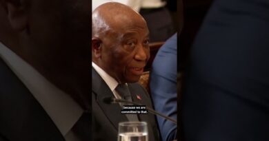 Trump Compliments President of Liberia on His ‘Beautiful English’
