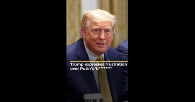 Trump expresses frustration over Putin’s ‘b*******’ | AJ #shorts