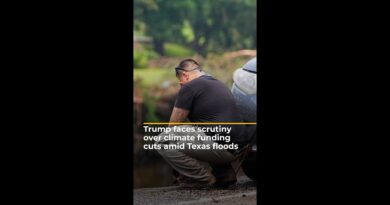 Trump faces scrutiny over climate funding cuts amid Texas floods | AJ #shorts