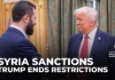 Trump formally orders lifting of Syria sanctions
