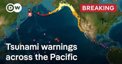 Tsunami warnings across Pacific after magnitude-8.8 quake strikes off Russia’s east coast | DW News