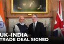 UK and India sign free trade agreement during Modi visit