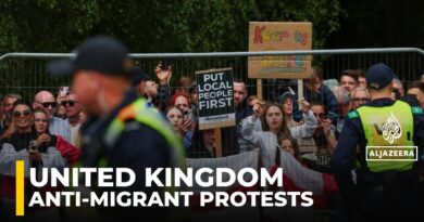 UK anti-migrant protests erupt after asylum seeker assault charged with sexual assault