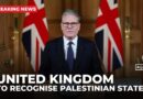 UK to recognise Palestinian state in September unless Gaza situation changes